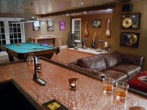 Johnson County Remodeling Basement Remodel Music Room Man Cave