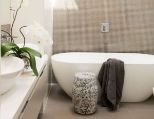 modern bathroom design soaking tub