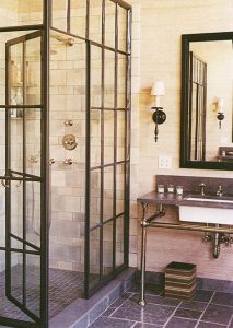 industrial-vintage bathroom-design